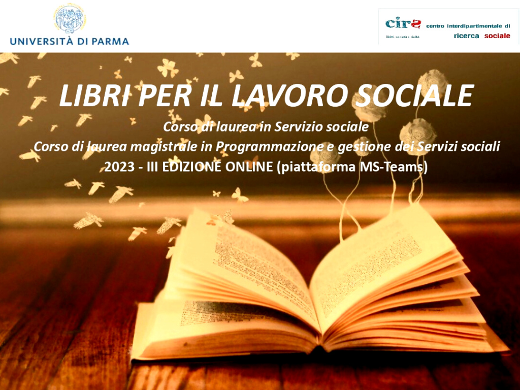 Fino al 18 maggio il ciclo di webinar “Libri per il Lavoro sociale